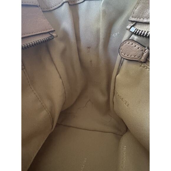 Coach Swagger 27 Carryall Satchel Bag Light Blush Pink Leather Gunmetal Hardware - Picture 10 of 11